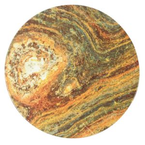 Werzalit Pre-drilled Round Table Top  Rusty 700mm