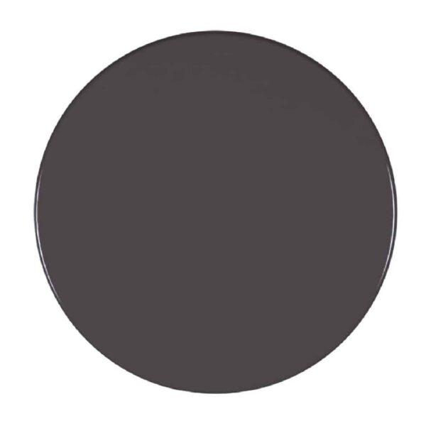Werzalit Pre-drilled Round Table Top  Dark Grey 700mm