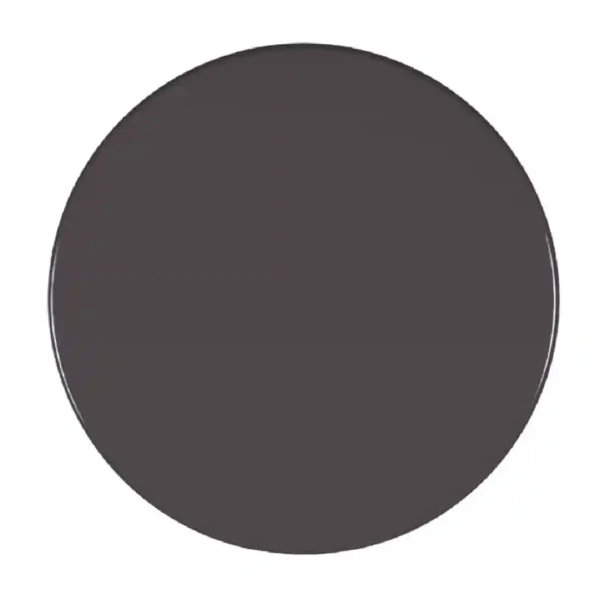 Werzalit Pre-drilled Round Table Top  Dark Grey 800mm