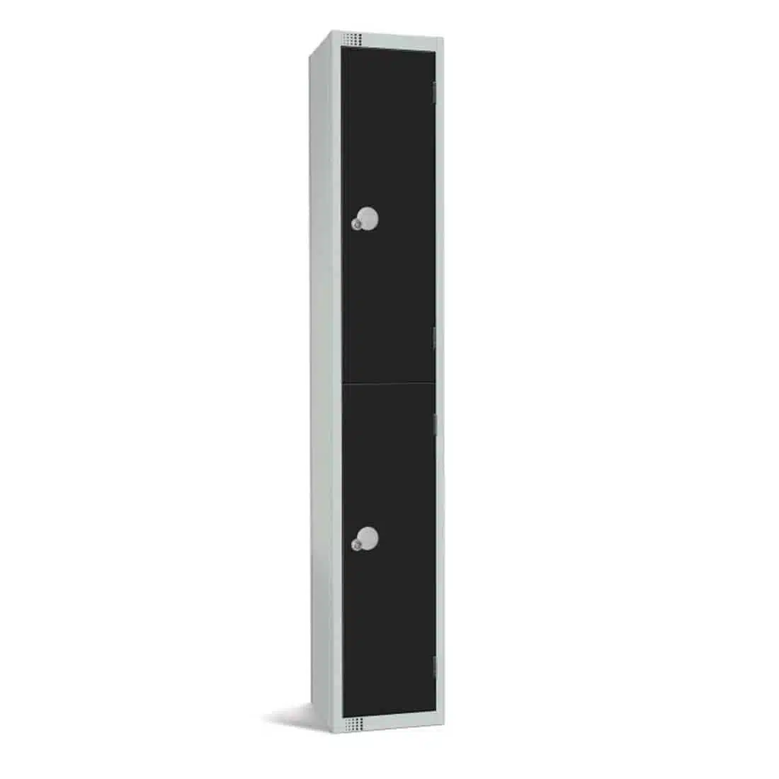 Elite Double Door Camlock Locker Black