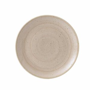 Churchill Stonecast Coupe Plate Nutmeg Cream 288mm
