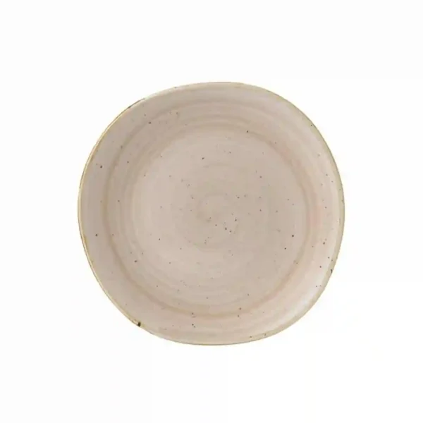 Churchill  Stonecast Round Plate Nutmeg Cream 264mm