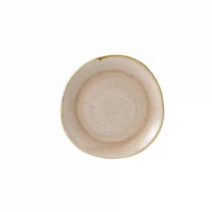 Churchill Stonecast Round Plate Nutmeg Cream 210mm