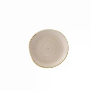 Churchill Stonecast Round Plate Nutmeg Cream 186mm