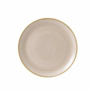 Churchill Stonecast Round Coupe Plate Nutmeg Cream 324mm