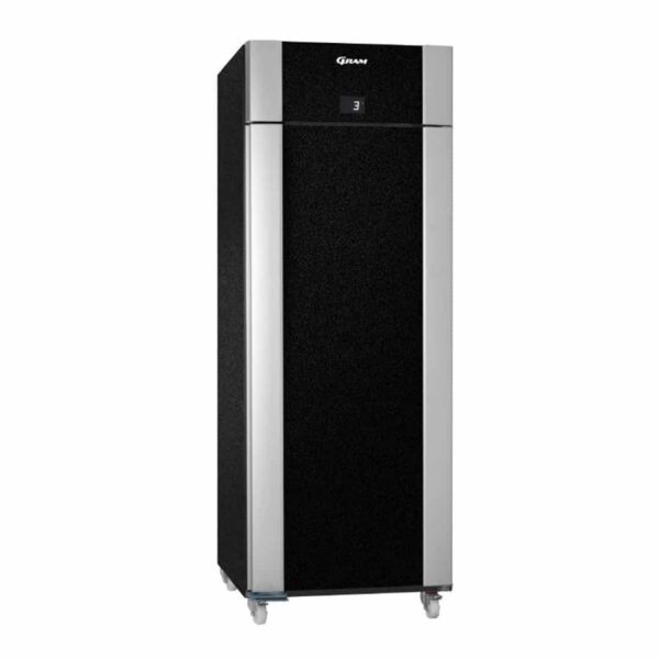 Gram Eco Twin 1 Door 601Ltr Freezer Black F 82 BAG C1 4N