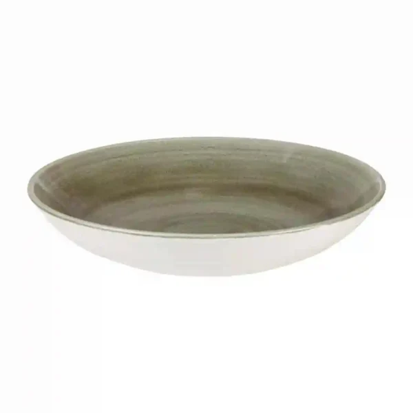 Churchill Stonecast Patina Antique Round Coupe Bowls Green 248mm