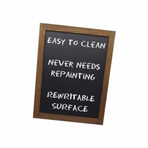 Framed Chalkboard Menu Panel