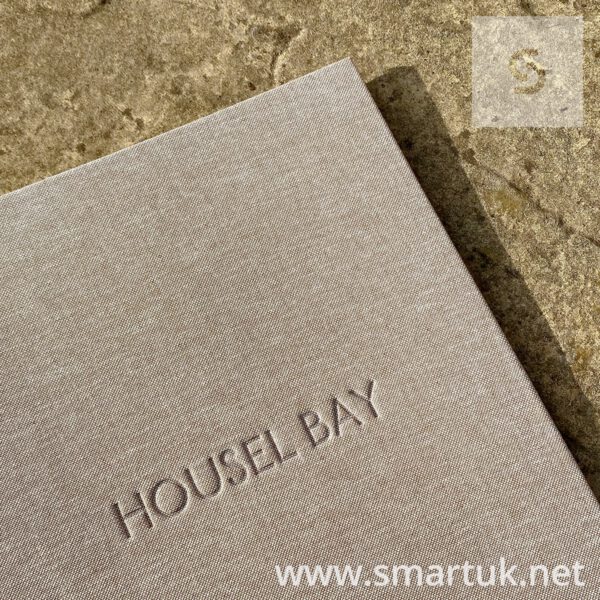 Hessian Menu Covers