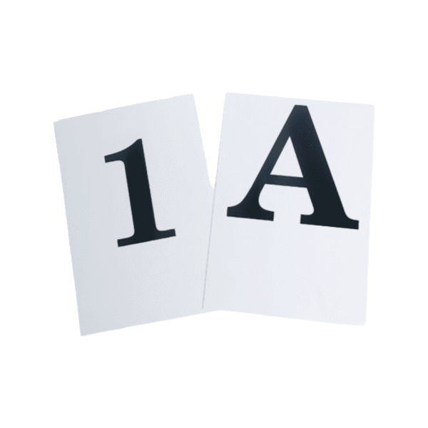 Individual Banquet Table Numbers & Letters - Image 5