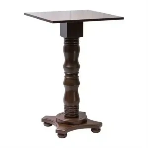 Islington Poseur Square Table Dark Wood