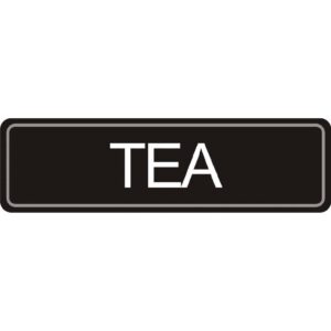 Airpot Tea label
