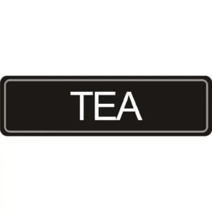 Airpot Tea label