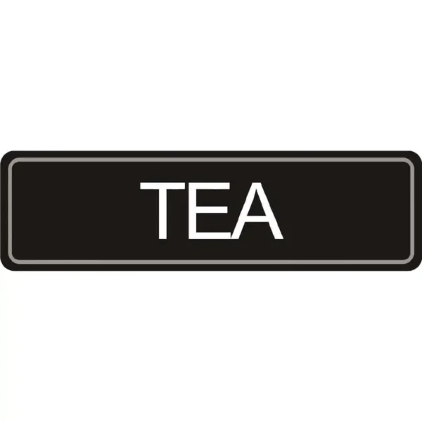 Airpot Tea label