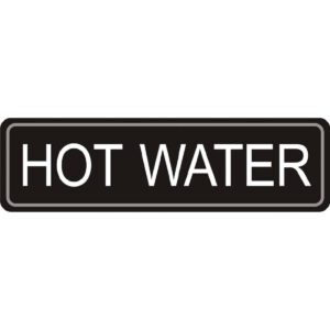 Airpot Hot Water Label