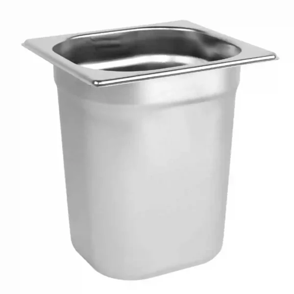 Vogue Stainless Steel 1/6 Gastronorm Pan 200mm