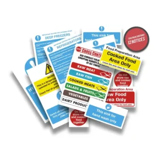 Health and Safety Signs Pack - Kitchen Sign Essentials