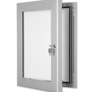 Silver Wall Mounted Outdoor Menu Display Case