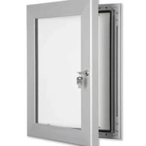 Silver Wall Mounted Outdoor Menu Display Case