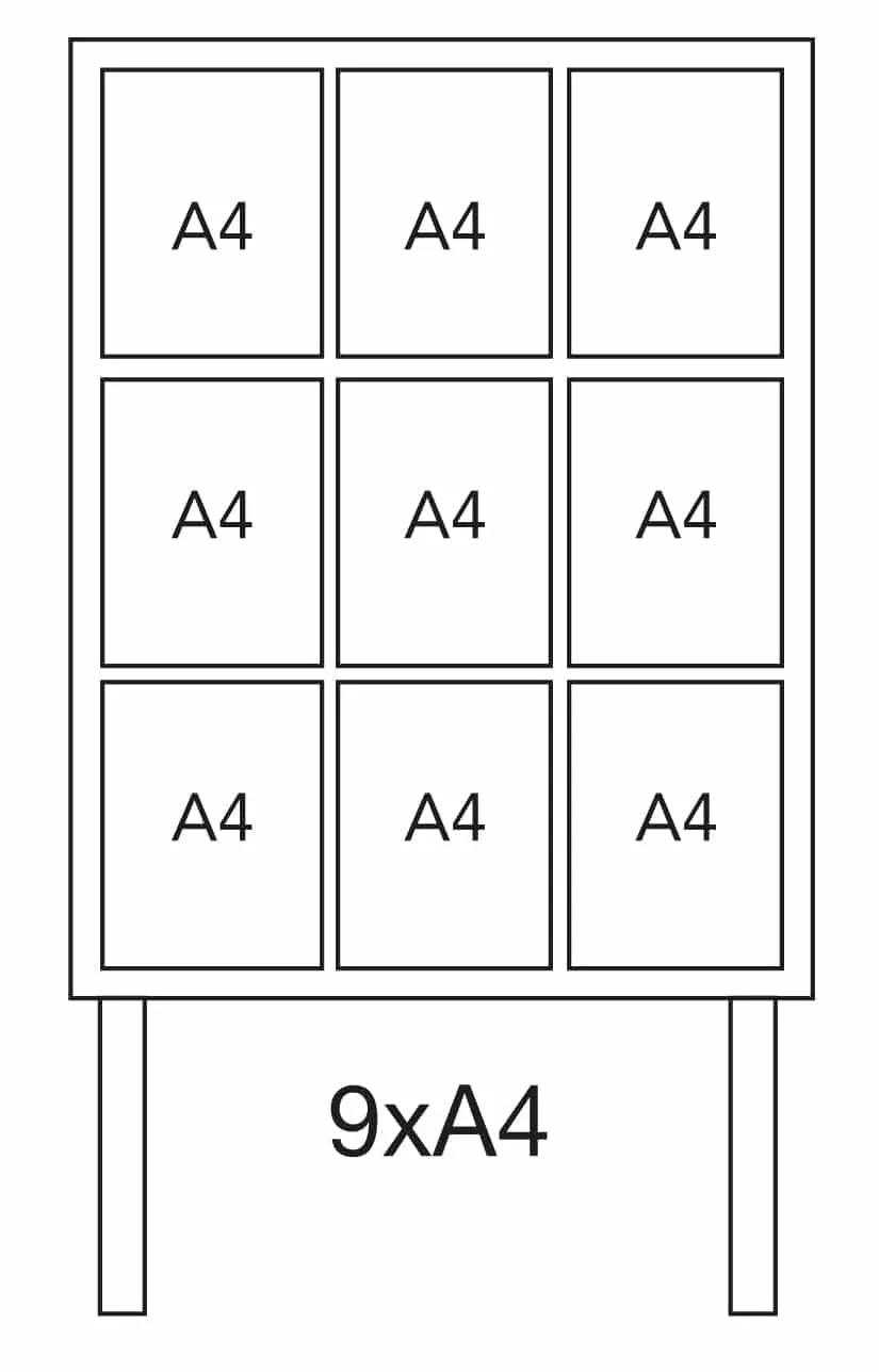 Illuminated Post Mounted Outdoor Display Cases