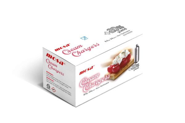 Mosa 8.5g Cream Charger Bulb 24 pack