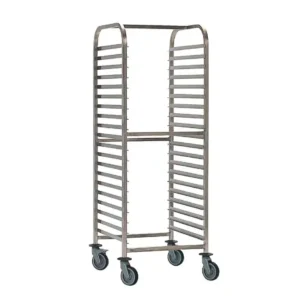 Bourgeat Double Gastronorm Racking Trolley 20 Shelves