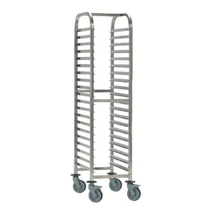 Bourgeat Full Gastronorm Racking Trolley 15 Shelves