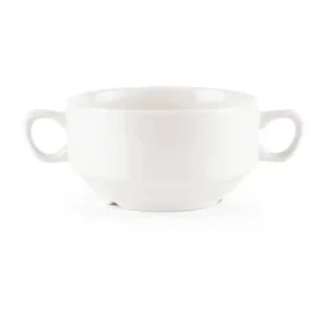 Churchill Whiteware Handled Soup Bowls 398ml