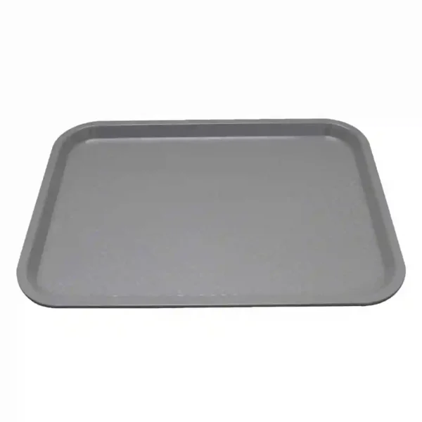 Kristallon Plastic Fast Food Tray Grey Large