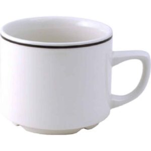 Churchill Black Line Maple Tea Cups 199ml