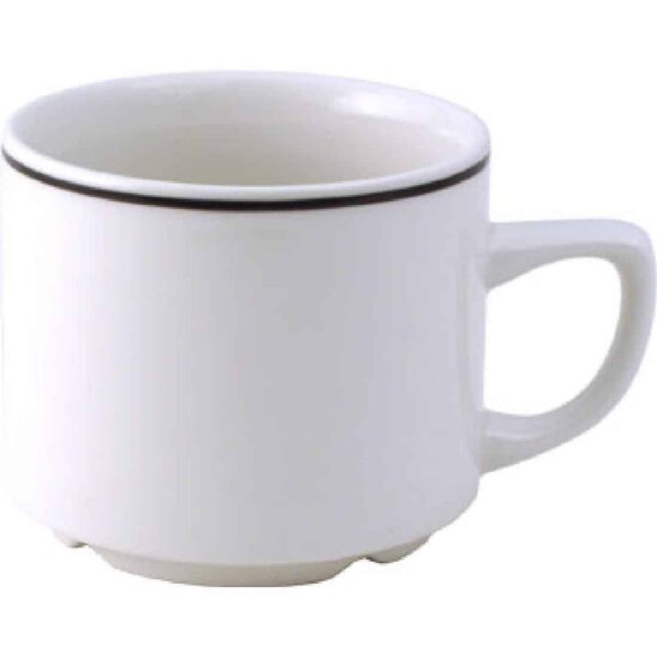 Churchill Black Line Maple Tea Cups 199ml
