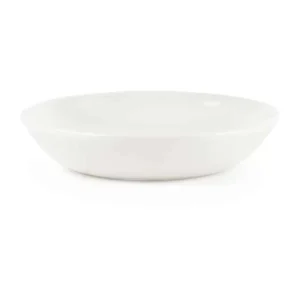Churchill Plain Whiteware Butter Dish