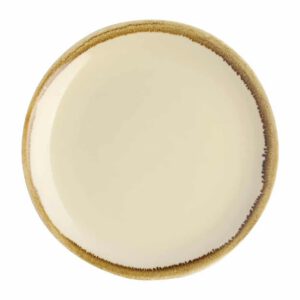 Olympia Kiln Round Coupe Plate Sandstone 230mm