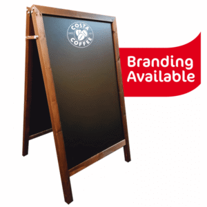 Wood Frame Blackboard A-Board - Exterior Use