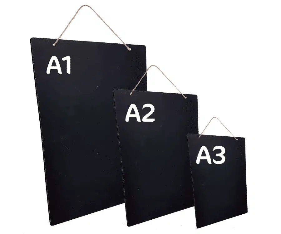 Rope Hanging Portrait Blackboard