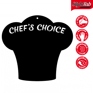 Laser Cut Blackboard - Chef's Choice
