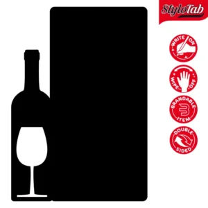 Laser Cut Blackboard - Wine List
