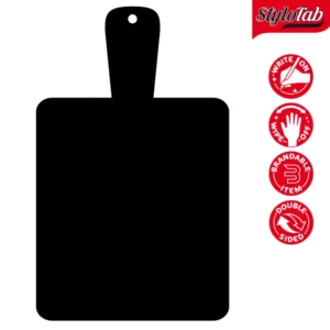 Laser Cut Blackboard - Paddle Silhouette