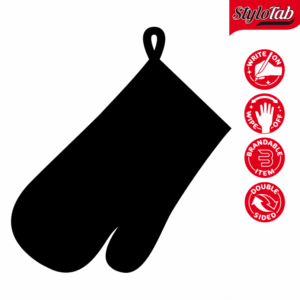 Laser Cut Blackboard - Oven Glove