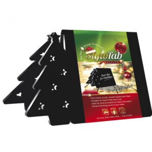 Xmas Tree Counter Top Tent Message Board