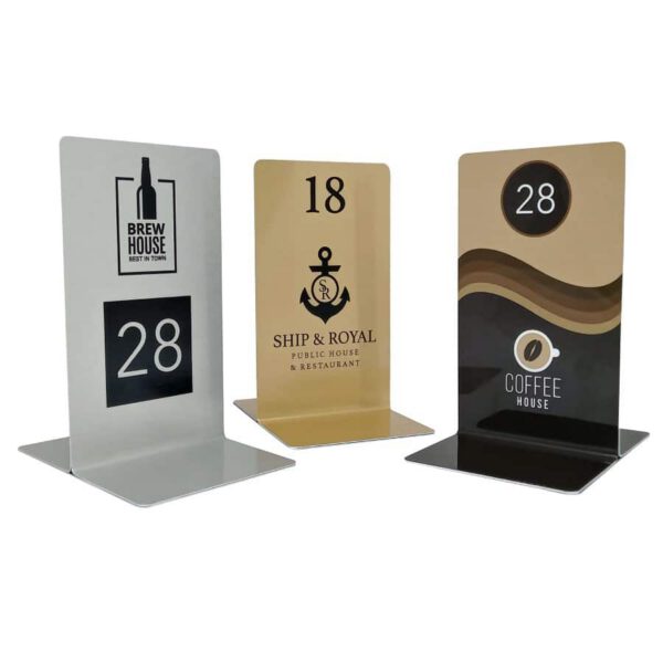 Aluminium Short Table Number - Smart Hospitality Supplies