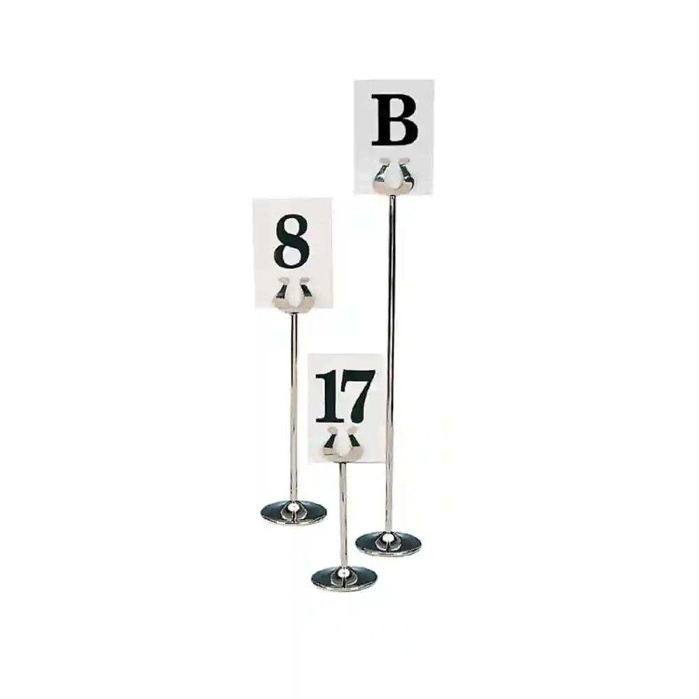 Steel Table Number Holders