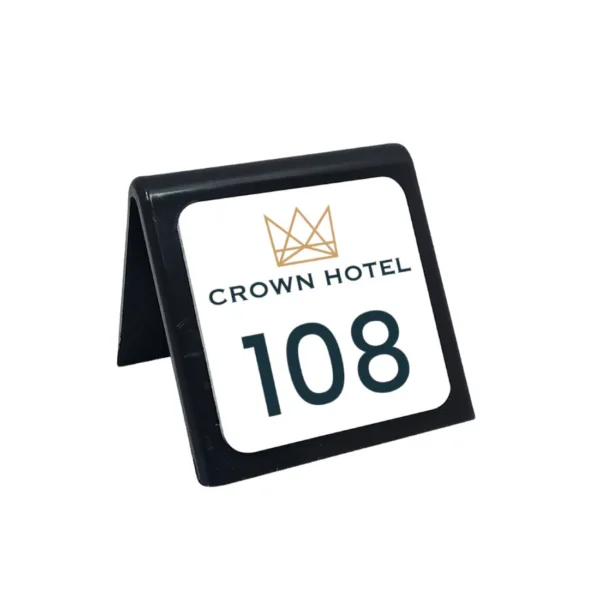 Table Number with Full Colour Plate