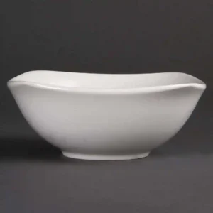Olympia Whiteware Rounded Square Bowls 180mm