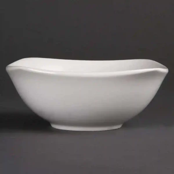 Olympia Whiteware Rounded Square Bowls 180mm