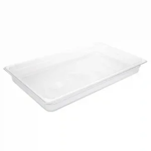 Vogue Polycarbonate 1/1 Gastronorm Container 65mm Clear