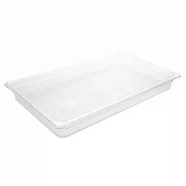 Vogue Polycarbonate 1/1 Gastronorm Container 65mm Clear