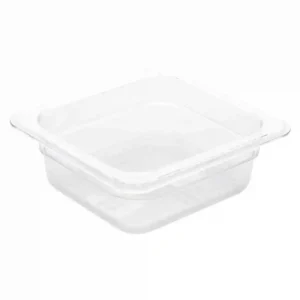 Vogue Polycarbonate 1/6 Gastronorm Container 65mm Clear