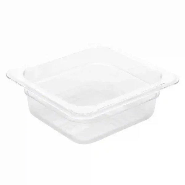 Vogue Polycarbonate 1/6 Gastronorm Container 65mm Clear
