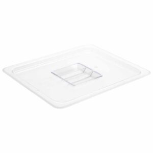 Vogue Polycarbonate 1/2 Gastronorm Lid Clear